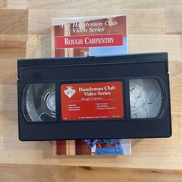 Rough Carpentry VHS 2003 DIY Home Improvement Handyman Club Video Series - Picture 4 of 4